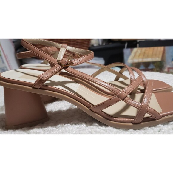 Dolce Vita Britt Sandals Size 9 Whiskey Stella Brown NEW in Box (Box Worn) - Picture 6 of 16
